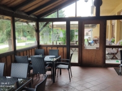 prosklená zahrádka penzion Čtyřkoly